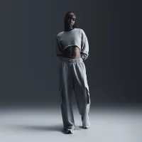Nike Sportswear женская оверсайз French Terry Shrug цвет серый