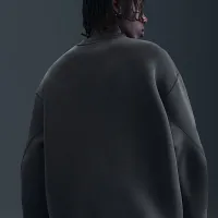 Nike Tech чоловічі Fleece Crew колір сірий