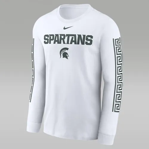 Michigan State Spartans Local Spirit Slogan чоловічі Nike College Long-Sleeve футболка колір білий
