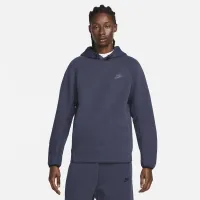 Nike Sportswear Tech Fleece мужские Pullover Толстовка с капюшоном синий