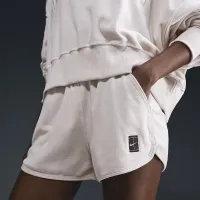 NikeCourt Heritage женская Mid-Rise French Terry Tennis шорты цвет коричневый