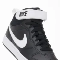 Nike Court Borough Mid 2 Big детские Кроссовки цвет черный