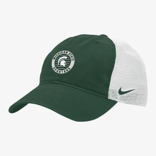 Michigan State Heritage86 Nike College Trucker Hat колір зелений