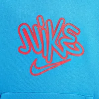 Nike Culture of баскетбольные Big детские Fleece Pullover баскетбольные Толстовка с капюшоном синий