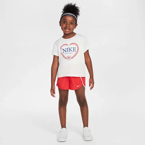 Nike Dri-FIT Game, Swoosh, Match! Little детские 2-Piece Solid набор цвет красный