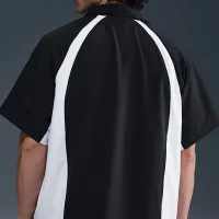 Nike SB Dri-FIT Woven Short-Sleeve Bowler Shirt колір чорний
