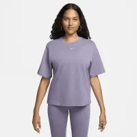 Nike Sportswear Essential женская Boxy футболка цвет фиолетовый