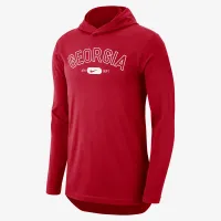 Georgia мужские Nike Dri-FIT College Hooded футболка цвет красный