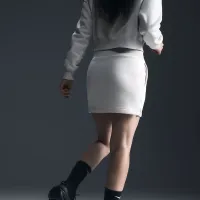 Nike Sportswear Phoenix Fleece женская Slim Mini юбка цвет коричневый