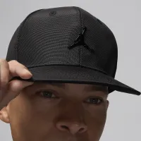 Nike Jordan Metal Jumpman Big детские Flat Brim Cap цвет черный