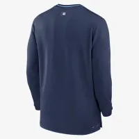 Tampa Bay Rays Authentic Collection чоловічі Nike Dri-FIT MLB 1/2-Zip Long-Sleeve Top блакитний