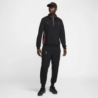 FC Barcelona Standard Issue Away чоловічі Nike Dri-FIT Soccer 1/4-Zip Top колір чорний