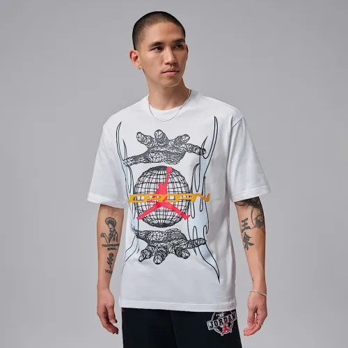 Nike Jordan мужские Graphic Shirt цвет белый