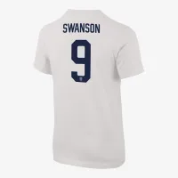 Mallory Swanson USWNT Big дитячі Nike Soccer футболка колір білий