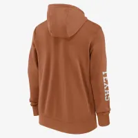 Texas Longhorns Sideline Team Issue мужские Nike College Full-Zip Толстовка с капюшоном Orange