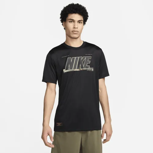 Nike чоловічі Dri-FIT Fitness футболка колір чорний