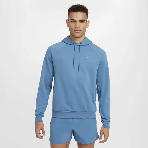 Nike Primary Fleece чоловічі Dri-FIT UV Pullover Performance Толстовка з капюшоном блакитний