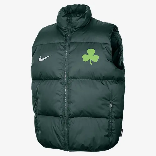 Boston Celtics City Edition чоловічі Nike NBA Puffer Vest колір зелений