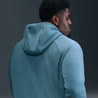 Nike Primary Fleece чоловічі Dri-FIT UV Pullover Performance Толстовка з капюшоном блакитний