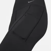 Nike Go женская Firm-Support С высокой Талией 7/8 лосины с карманамицвет черный