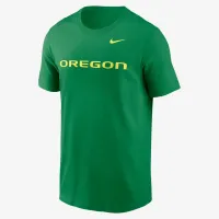 Oregon Ducks Primetime Wordmark чоловічі Nike College футболка колір зелений