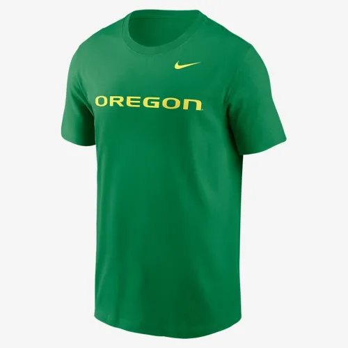 Oregon Ducks Primetime Wordmark чоловічі Nike College футболка колір зелений