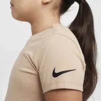 Nike Swoosh Spirit Little детские футболка цвет коричневый