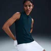 Nike Victory женская Dri-FIT Sleeveless Polo синий