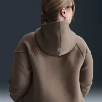 Nike Sportswear Tech Fleece Windrunner жіноча Full-Zip Толстовка з капюшоном (великі розміри) колір коричневий