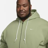 Nike Solo Swoosh чоловічі Full-Zip Толстовка з капюшоном колір зелений