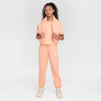 Nike Sportswear Club Fleece Big детские Loose Pants Orange