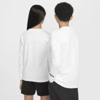 Nike Sportswear Big дитячі Long-Sleeve футболка колір білий