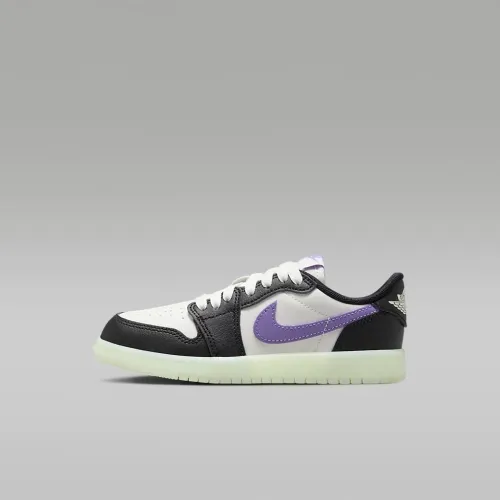 Nike Jordan 1 Retro Low Little дитячі Кросівки колір чорний