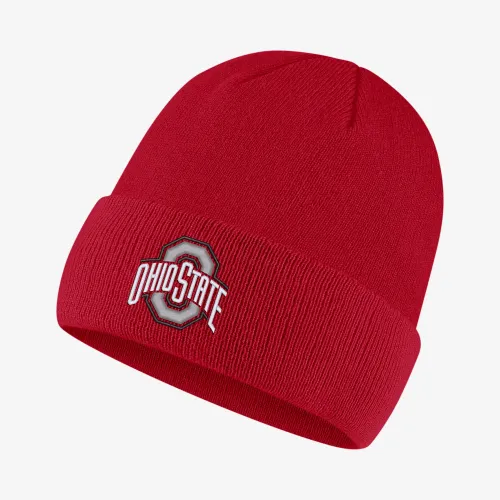 Ohio State Nike College Logo Beanie цвет красный