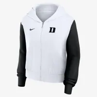 Duke Athletic Prep Colorblocked Script Women’s Nike College Full-Zip Толстовка с капюшоном цвет белый