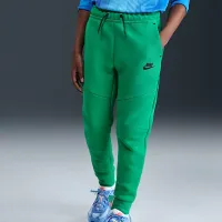 Nike Sportswear Tech Fleece Big детские Joggers цвет зеленый