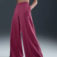 Nike Sportswear жіноча Mid-Rise Wide-Leg спортивні штани колір фіолетовий