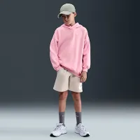 Nike Sportswear Club Fleece Big детские оверсайз Pullover Толстовка с капюшоном Pink