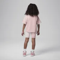 Nike Jordan Mini Me Little детские Bike шорты набор Pink