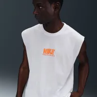 Nike чоловічі Sleeveless Fitness футболка колір білий