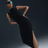 Nike Sportswear Tech Fleece женская Slim Maxi Tank Костюм цвет черный