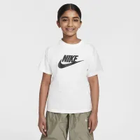 Nike Sportswear Big детские (Girls') футболка цвет белый