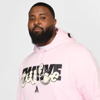 Nike Ja чоловічі Fleece баскетбольні Толстовка з капюшоном Pink