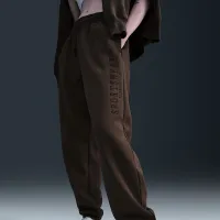 Nike Sportswear Phoenix Fleece женская С высокой Талией оверсайз Sweatpants цвет коричневый