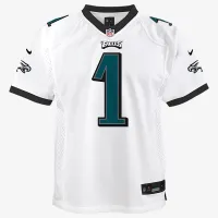 Jalen Hurts Philadelphia Eagles Big детские Nike Dri-FIT NFL Football Jersey цвет белый