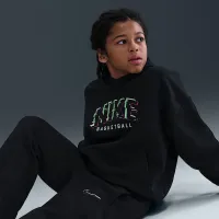 Nike Culture of баскетбольные Big детские Fleece Pants цвет черный