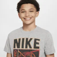 Nike Sportswear Big детские Crew-Neck футболка цвет серый