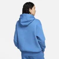 Nike Sportswear Phoenix Fleece женская оверсайз Pullover Толстовка с капюшоном синий