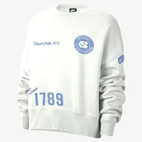 UNC женская Nike College Crew-Neck свитшот цвет белый
