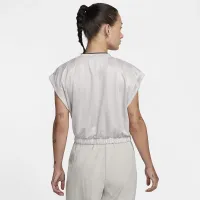 Nike Sportswear Collection жіноча Dri-FIT Short-Sleeve Jacquard Jersey колір сірий